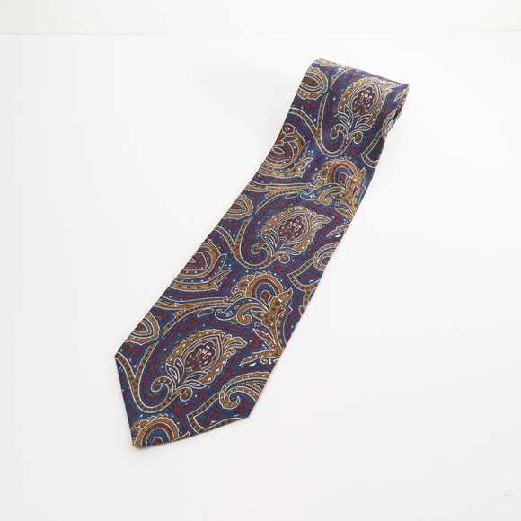 BLOOMINGDALES 100% Silk Dress Neck Tie 57.5" x 4" - Picture 2 of 5
